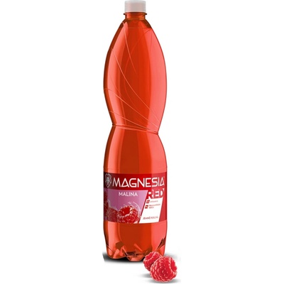 Magnesia Red Malina jemně perlivá 1,5 l