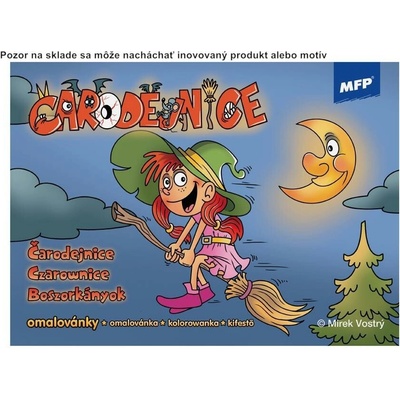 Omaľovánka A5 Čarodejnice