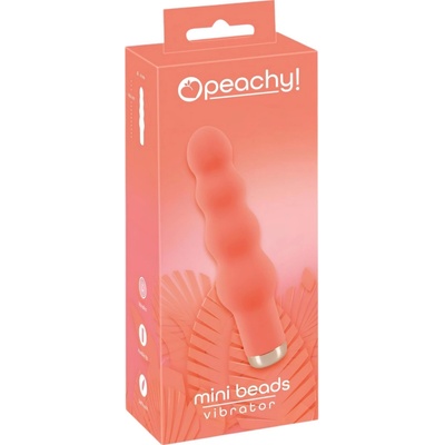 You2Toys Silikonový malý s kuličkovým tělem Peachy Mini Beads 16,5 cm 4 cm