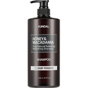 KUNDAL Honey & Macadamia Baby Powder Nature Shampoo - Sampon a Hajra 500ml
