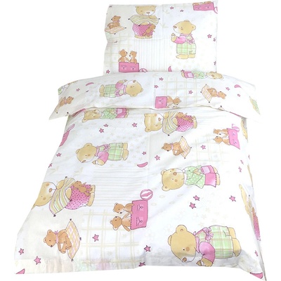 Babyland PP162 Medvedík ružový 62 x 42 cm 120 x 90 cm