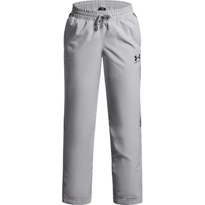 Under Armour B RIVAL WOVEN PANTS sivé 1390155-011