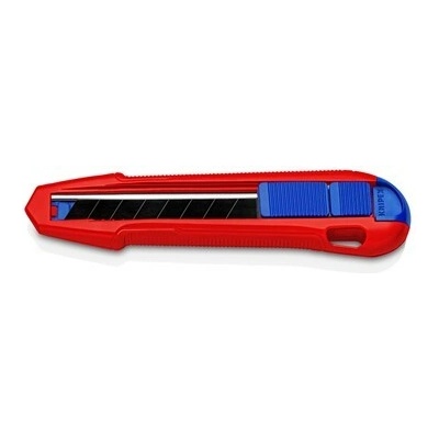KNIPEX nôž odlamovací CutiX18mm, nastaviteľná stabilizačná lišta, kovové puzdro z horčíka, 9010165BK