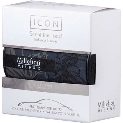 Millefiori Milano Icon Stříbrný svit design Textile Floral tmavě modrá 47 g