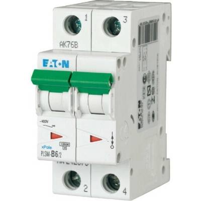 Eaton 2P C 6A 10kA AC PLSM C6/2-MW 242399