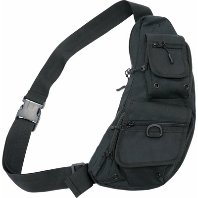 ROTHCO taška CROSSBODY cez rameno ČIERNA