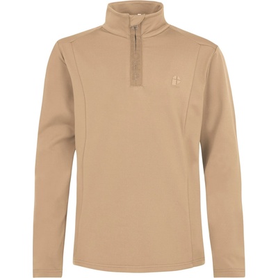 Protest Детски поларен пуловер Protest Kid's PRTRewillowy 1/4 Zip Active Top Fleece jumper - Bamboo Beige - размер 104 (EU) (704-5509-0211)