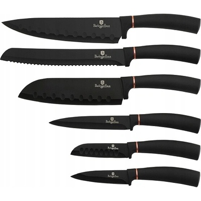 BerlingerHaus BH-2337 sada 6 kuchyňských nožů Black Rose