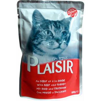 Plaisir Cat hovädzie & morčacie 100 g