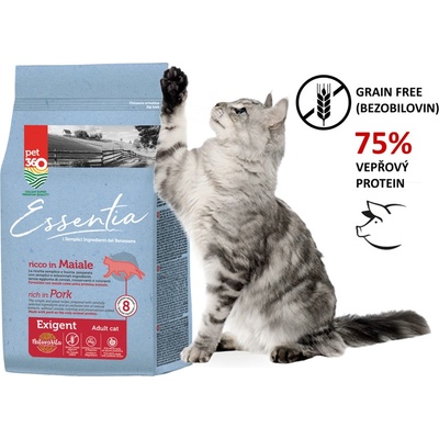 Essentia kočka chuťově náročná vepřové 0,3 kg