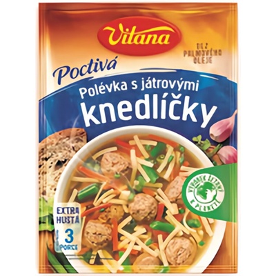 Vitana Poctivá polévka s játrovými knedlíčky 88 g