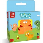 Hape Образователен дървен пъзел с кубчета Hape - 4 части (H6615) - ozone
