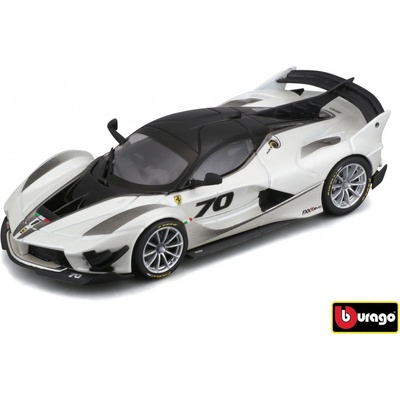 Bburago Ferrari Racing FXX K EVO 2017 bílá/černá 1:43