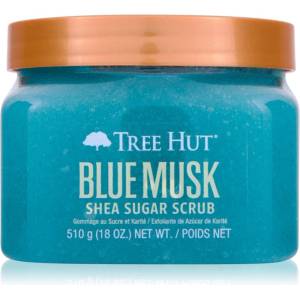 Tree Hut Shea Sugar Scrub Blue Musk захарен скраб за тяло 510 гр