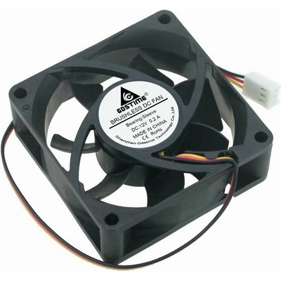 GDSTIME Ventilátor 70x70x25mm, 12V DC, 2510 - 3Pin