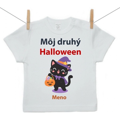 Boodyy tričko s krátkym rukávom Môj druhý Halloween
