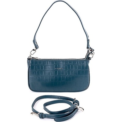 David Jones dámská malá kabelka na rameno či crossbody CM6256A paví modrá