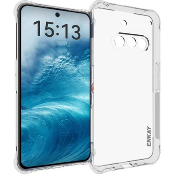 Nothing Phone (3a) Удароустойчив ENKAY Силиконов Калъф и Протектор