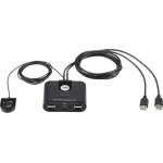 ATEN Превключвател aten us224, 2 компютъра към 4 usb периферни устройства (aten-us224-usb) - megamag