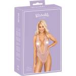 Kissable - дамско боди от дантела - розово - L/XL