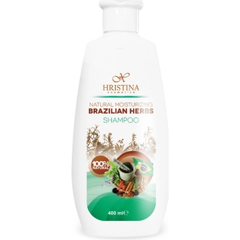 Hristina přírodní hydratační šampon Brazilské bylinky 400 ml