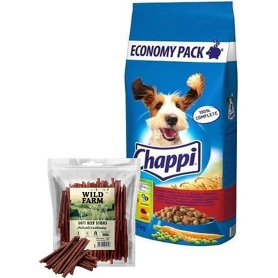 Chappi s hovězím masem drůbeží a zeleninou 13,5 kg