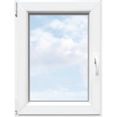 TeraGlass Okno plastové 4-komorové, 2-sklo, bílé, 1200 x 1200 x 60 mm, L