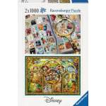 Ravensburger - Puzzle 2x1000 Disney - 1 000 piese