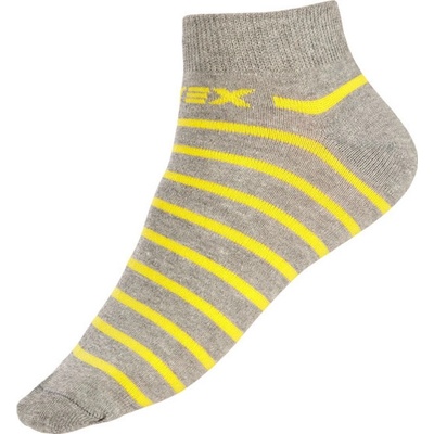 Litex Dizajnové nízke ponožky 9A023 tmavo šedé melé