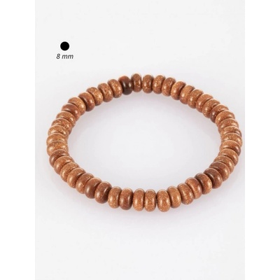 Prosperk náramek z minerálů Avanturín sluneční korálky ploché S2949