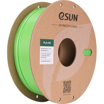 eSUN PLA+HS Peak Green - 1, 75 mm / 1000 g (PLA+HS175O-V1P1)