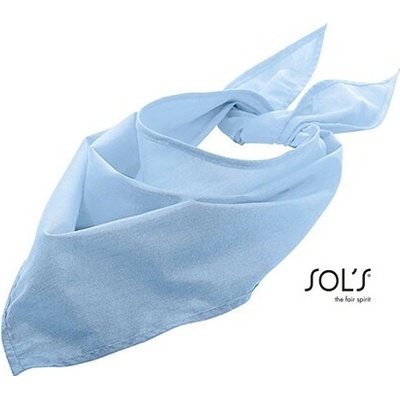 SOĽS bandana šatka SL01198 Sky blue