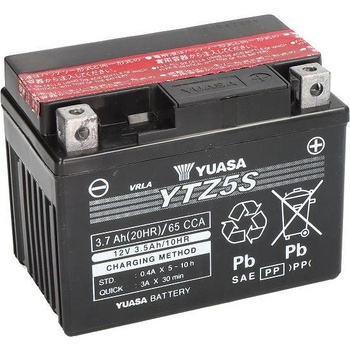 Image 1 of YUASA 3.7Ah right+ YTZ5S