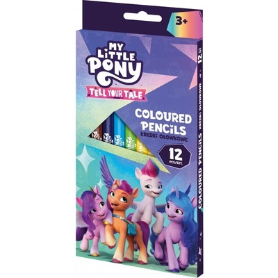 Astra trojhranné farbičky My Little Pony 12 farieb 312024052