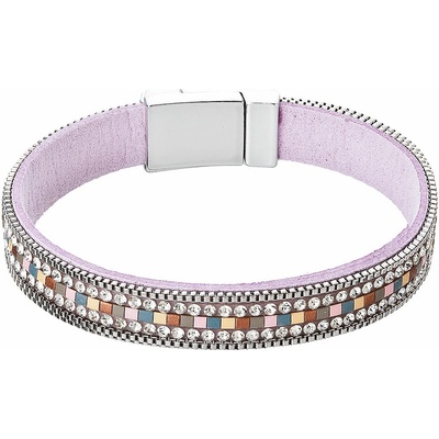 PAVONA Náramok mix farieb textilný 53008.3 purple