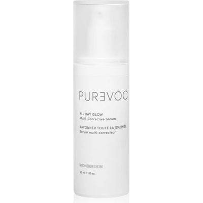WONDERSKIN PUREVOC All Day Glow Serum озаряващ серум с изглаждащ ефект 30ml