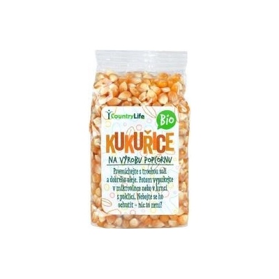 Country Life Kukuřice na výrobu popcornu 200g