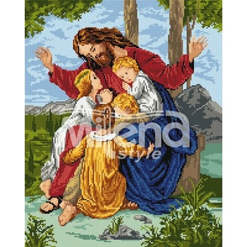 Image 1 of Milena Style Благословение - Печатана Aida 14 ct без конци