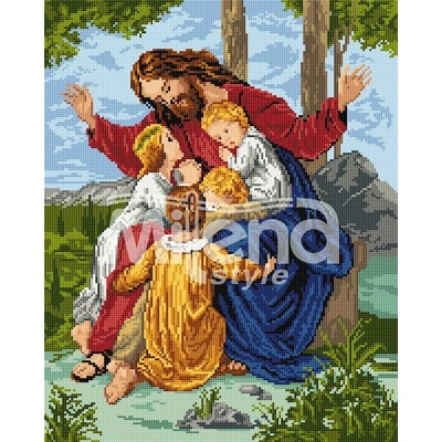 Milena Style Благословение - Печатана Aida 14 ct без конци