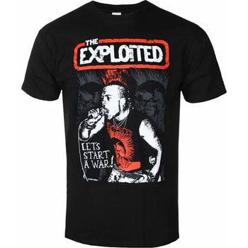 Plastic head мъжка тениска exploited - let's start a war - plastic head - ph11977