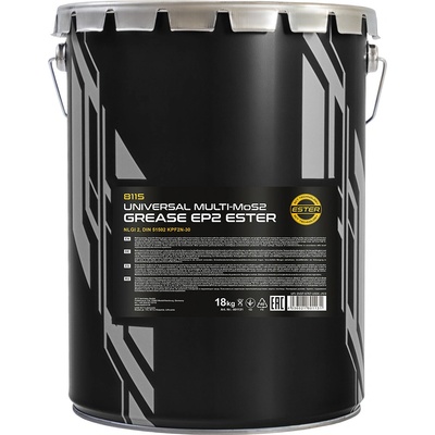 Mannol EP-2 Multi-MoS2 Ester 18 kg – Zboží Mobilmania