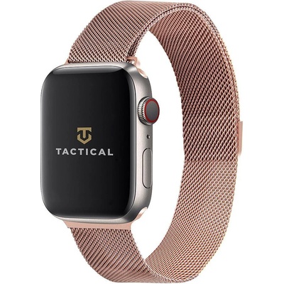 Tactical Метална магнитна верижка Tactical Loop Apple Watch 1/2/3/4/5/6/7/8/SE 42/44/45mm Розова (8596311069383)