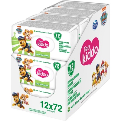 Teo Kiddo Мокри кърпички Teo Kiddo - 12 х 72 броя (70000039)