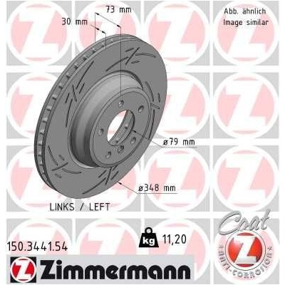 Brzdový kotúč (cena za 1ks) ZIMMERMANN 150.3441.54