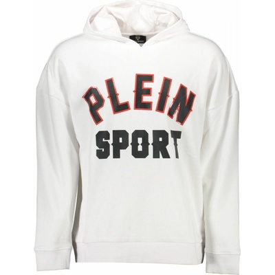 Plein Sport Perfektná pánska mikina Biela