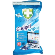 Green Shield Gadget Wipes na obrazovky, laptopy, telefony vlhčené ubrousky 50 ks