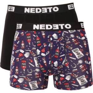 Nedeto Комплект от две - мъжки боксерки Nedeto многоцветни Nedeto | Mnogotsveten | МЪЖЕ | M - zoot - 41,46 лв