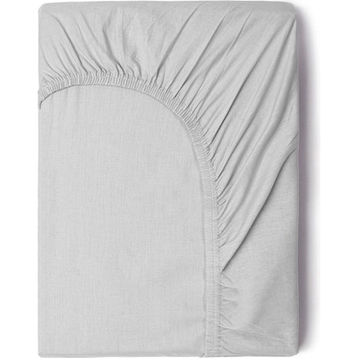 Good Morning Сив памучен ластичен чаршаф , 180 x 200 cm - Good Morning (0270.50.46)