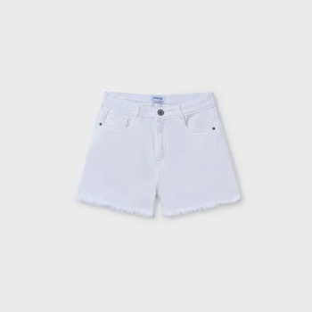 Mayoral Къси панталони памук basic Мръсно бял цвят за момиче Майорал