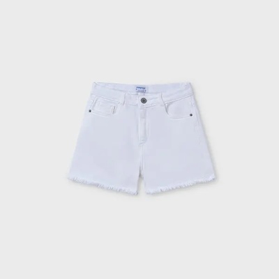 Mayoral Къси панталони памук basic Мръсно бял цвят за момиче Майорал